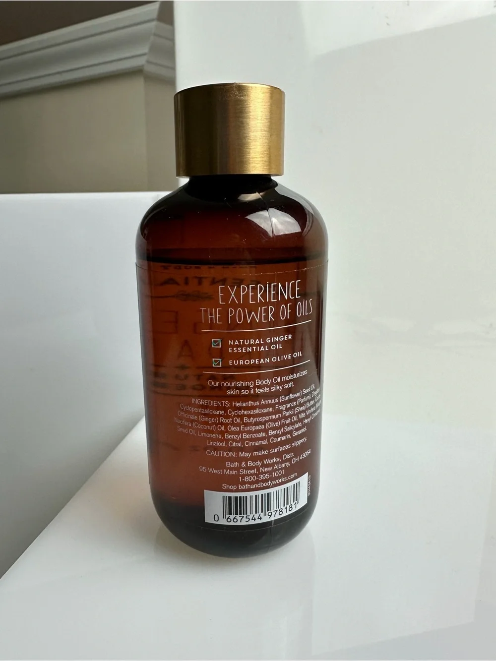 Bath & Body Works Essential Oils Ginger & Cardamom Body Oil Rare